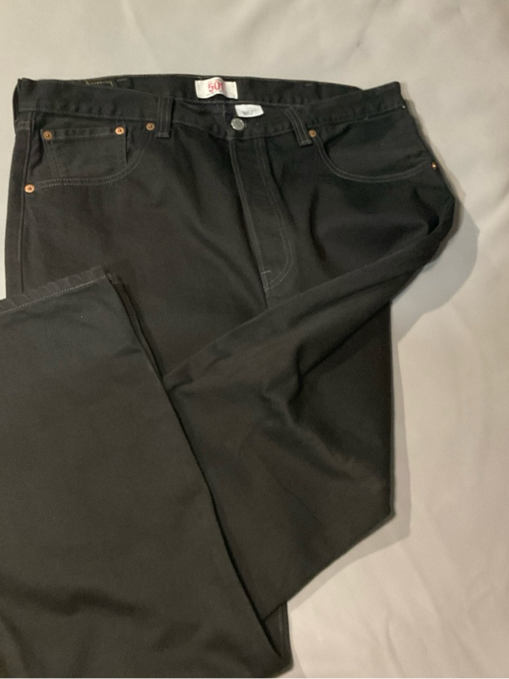 Levi's Men's Black Bootcut Jeans with Red Tab - Picture 7 of 9